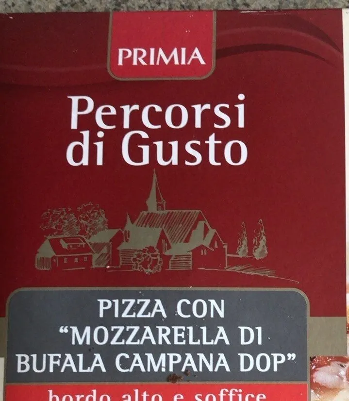 pizza con mozzarella di bufala campana Dop