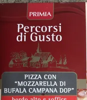 pizza con mozzarella di bufala campana Dop