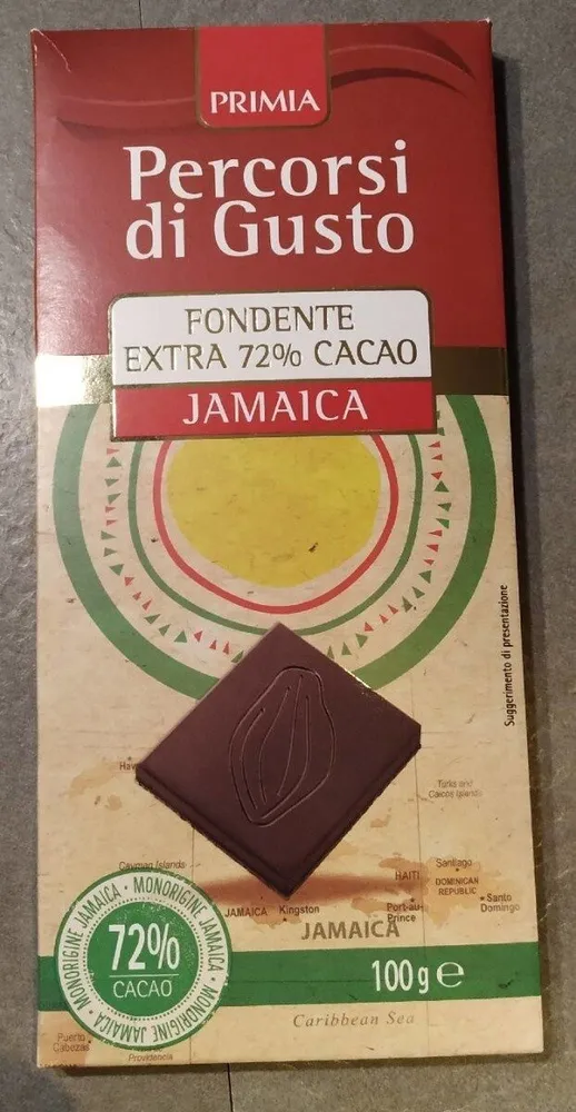 Fondente extra 72% cacao Jamaica