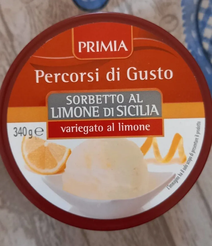 sorbetto al limone di sicilia