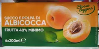 Succo e polpa di albicocca