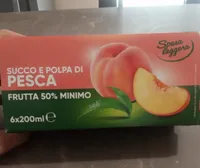 Succo e polpa di pesca