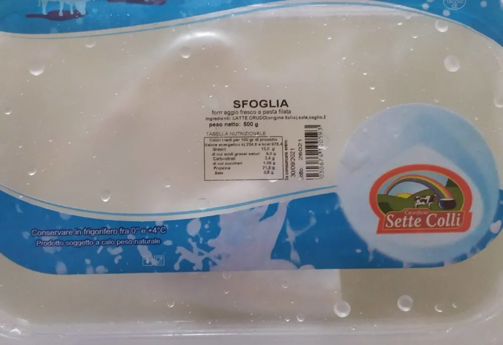 Sfoglia di mozzarella