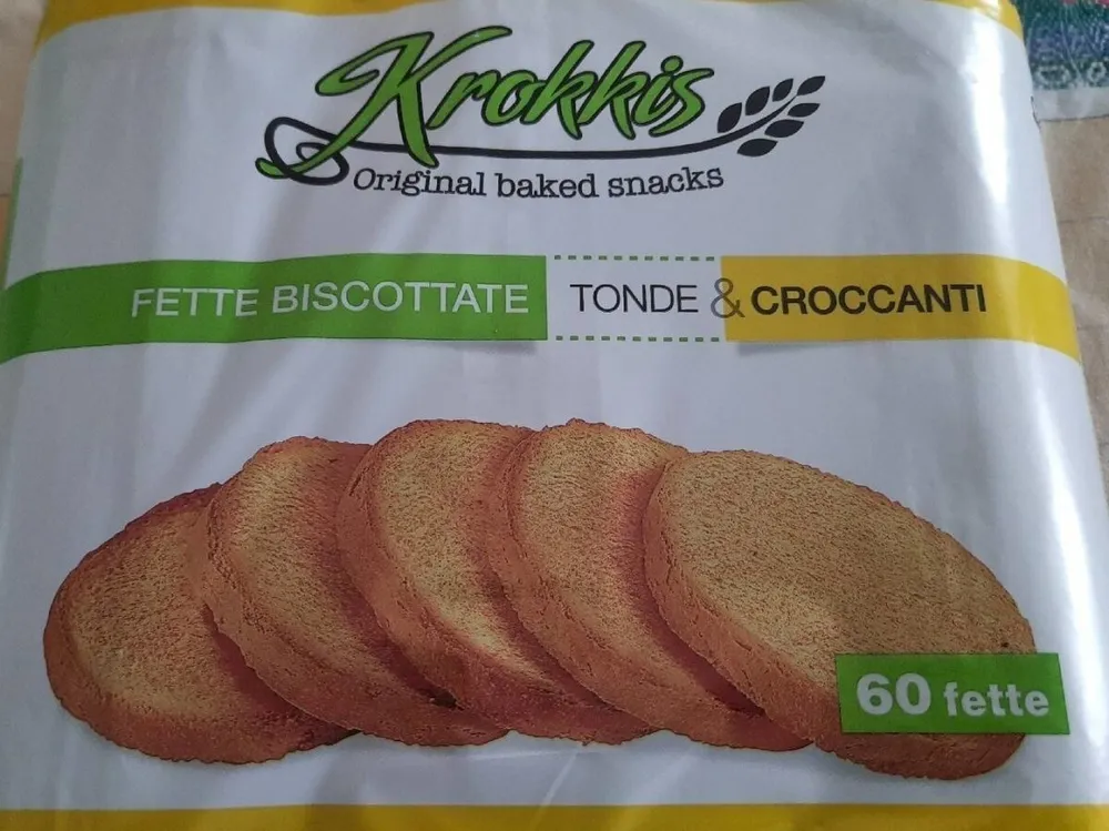 Fette biscottate tonde e croccanti