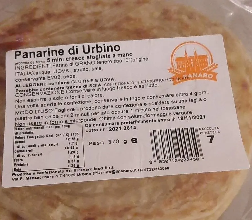 Panarine di urbino