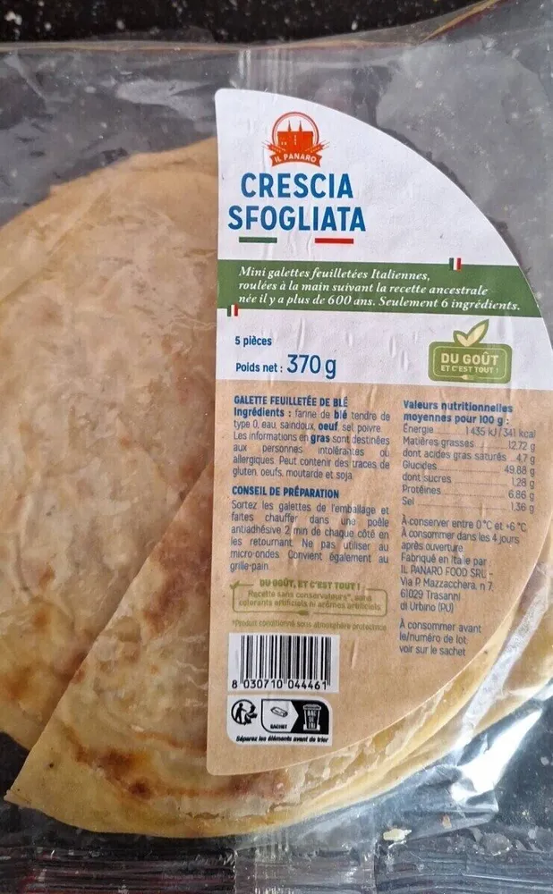 Crescia sfogliata