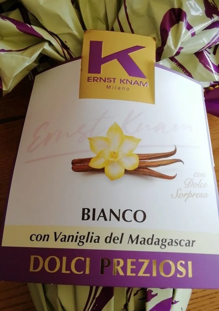 Bianco con vaniglia del madagastar
