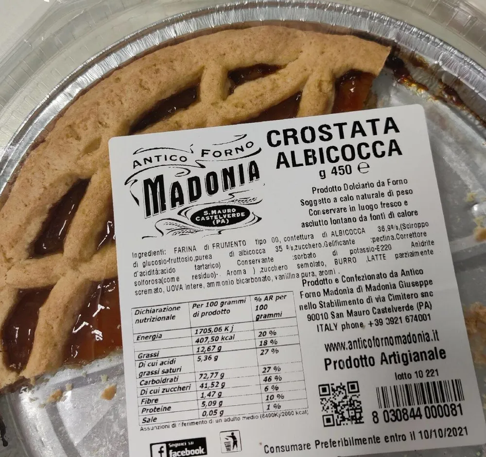 Crostata albicocca