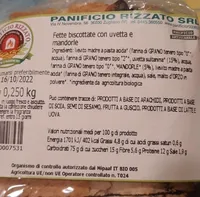 fette biscottate con uvetta e mandorle