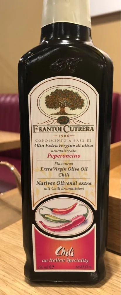 Huile d'olive pimentee