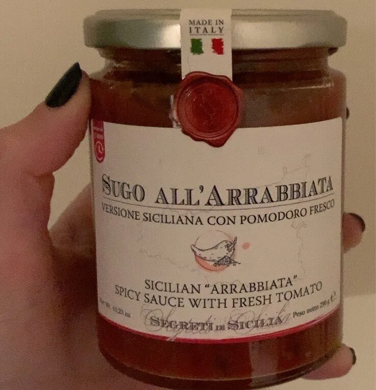 Spicy Sicilian Arrabbiata Sauce With Fresh Tomato, Spicy Sicilian Arrabbiata