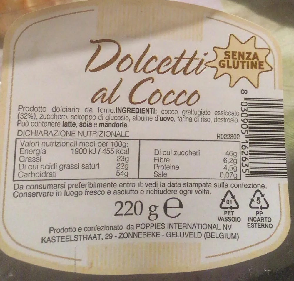 Dolcetti al cocco