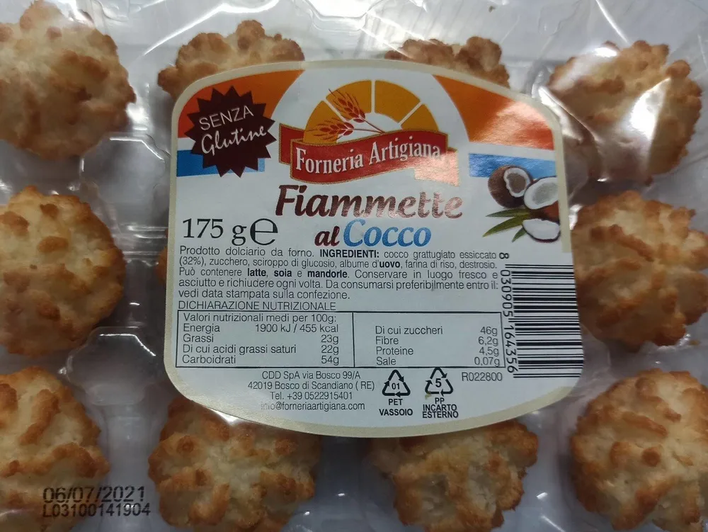 Fiammette al cocco
