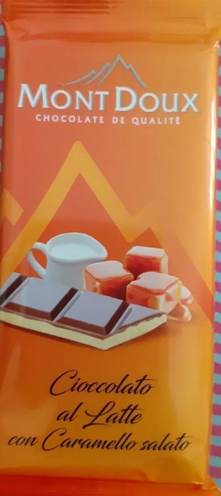 Cioccolato al latte con caramello salato