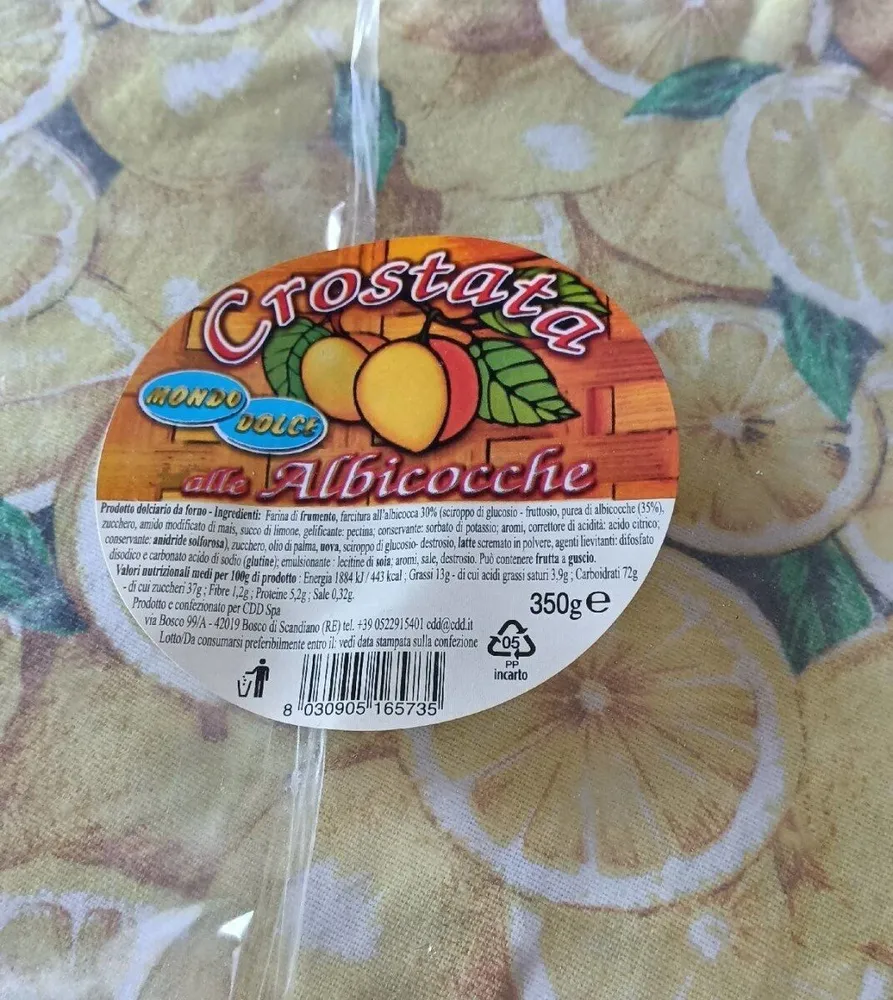 Crostata alle albicocche