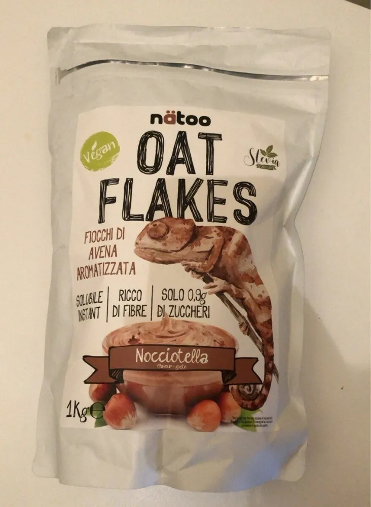 Fiocchi d’avena aromatizzato alla nocciotella