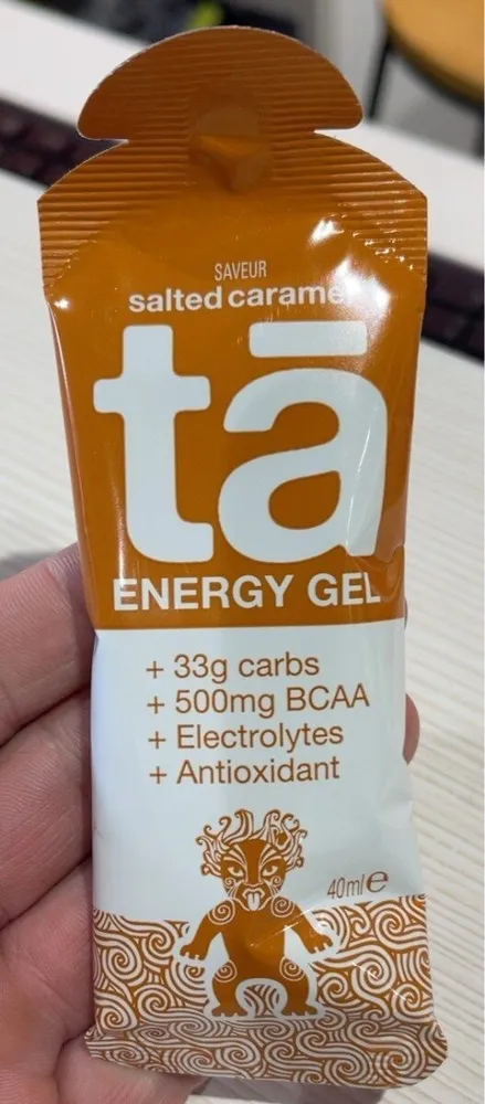 Energy gel salted caramel