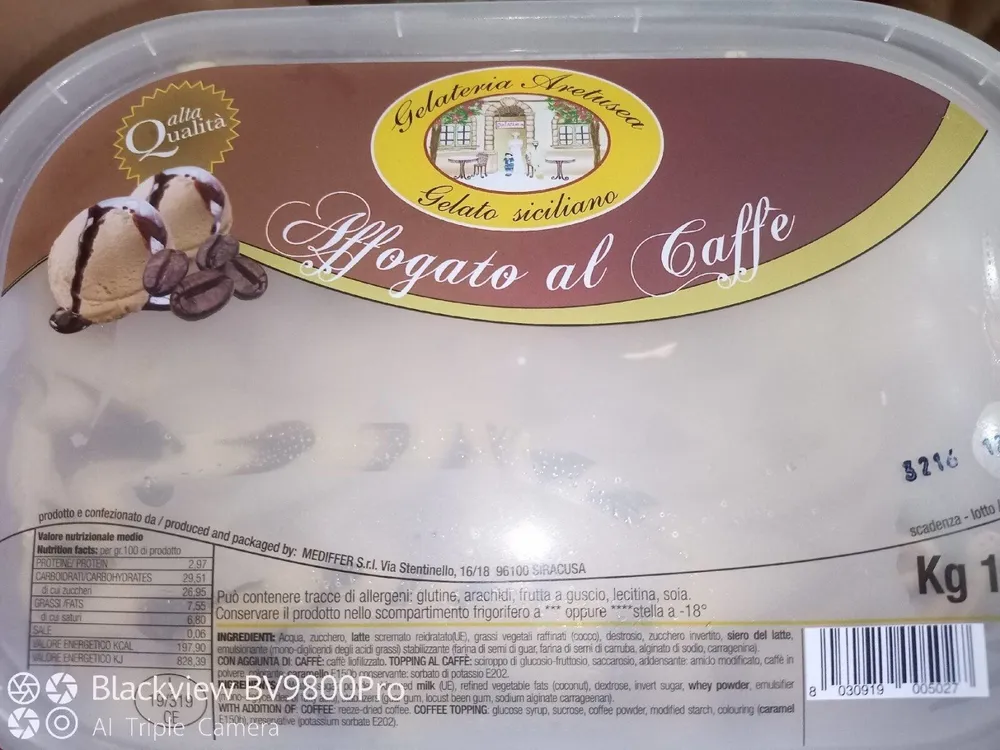 Affogato al caffè
