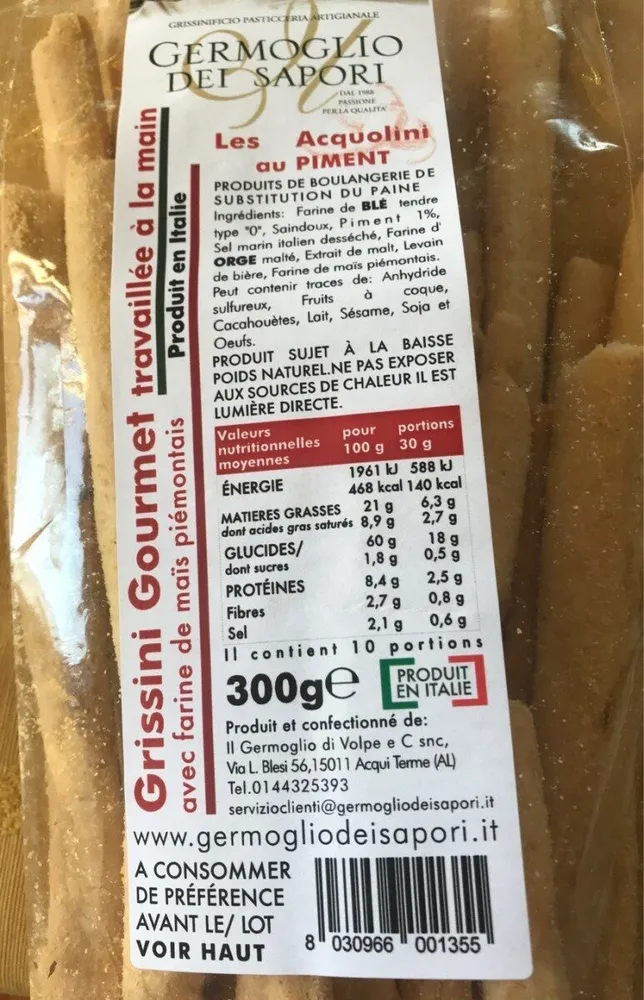 Acquolini au piment