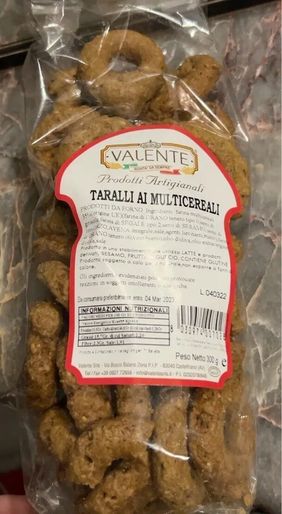 Taralli ai multicereali