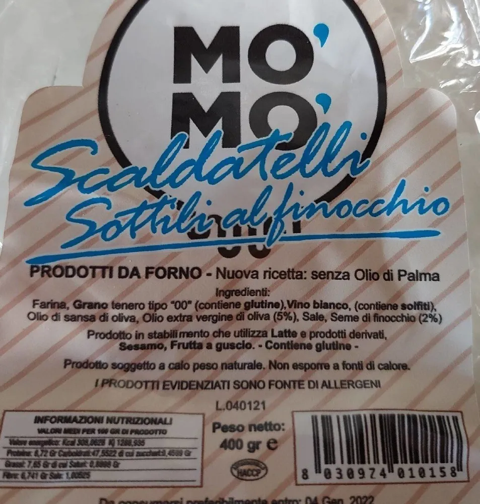 Scaldatelli al finocchio