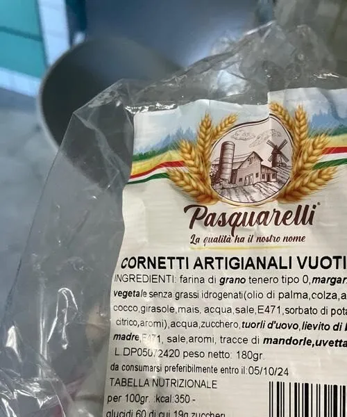 Cornetti vuoti