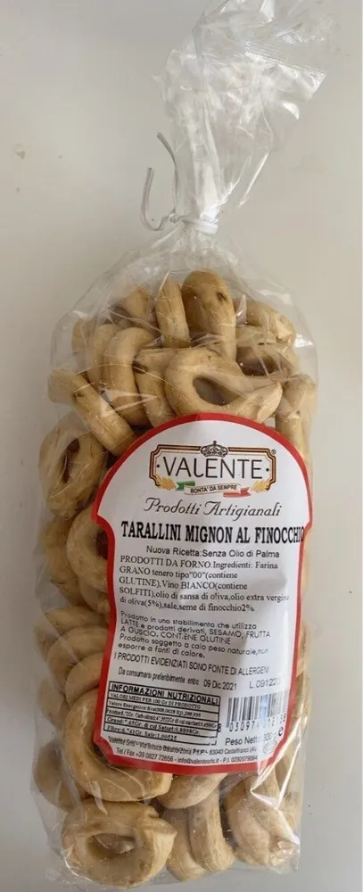 Tarallini mignon al finocchio