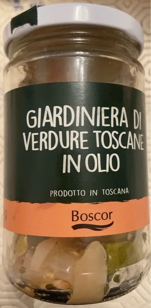 Giardiniera di verdure toscane in olio