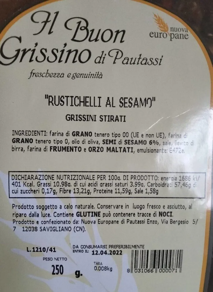 Rustichelli al sesamo