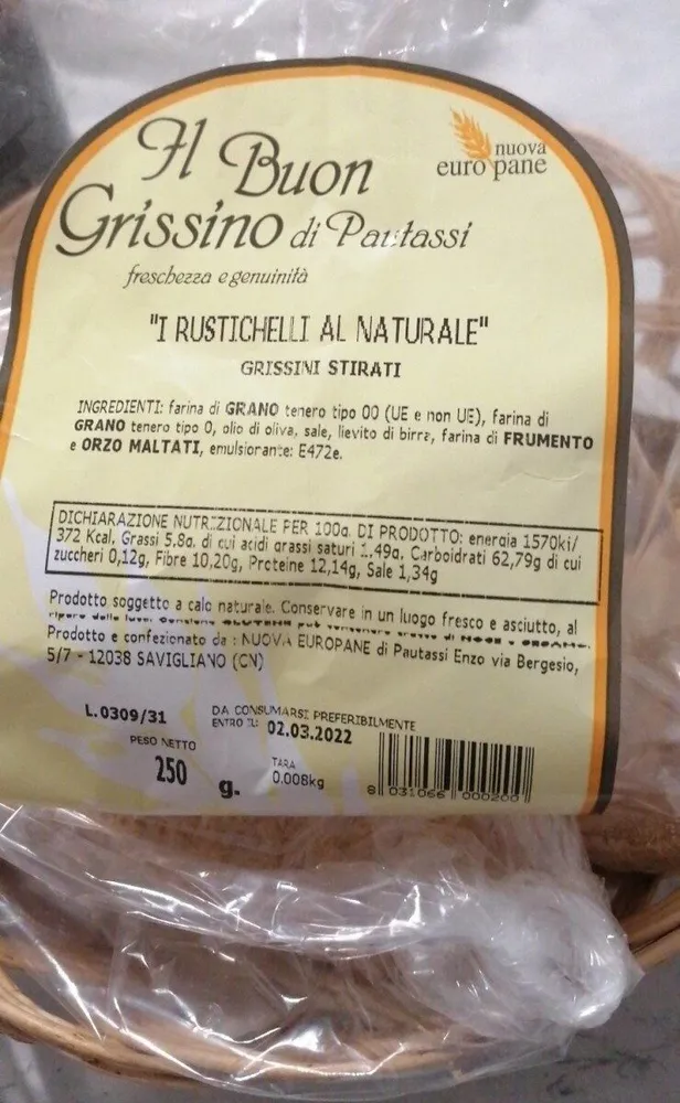 Grissini stirato