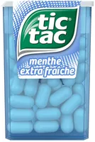 Bonbons tic tac goût menthe extra fraiche