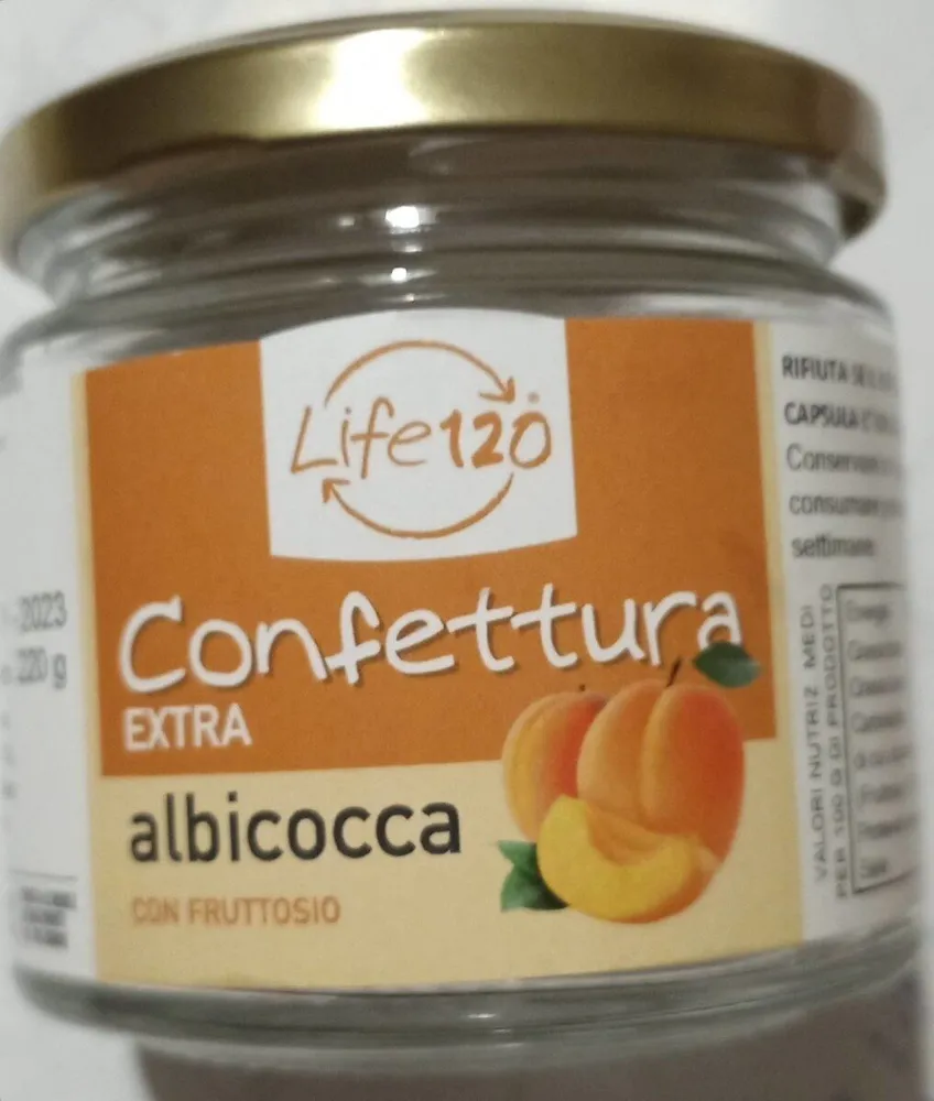 Confettura extra albicocca con fruttosio