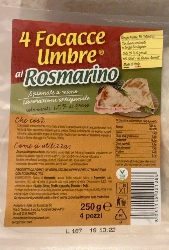 Focacce umbre