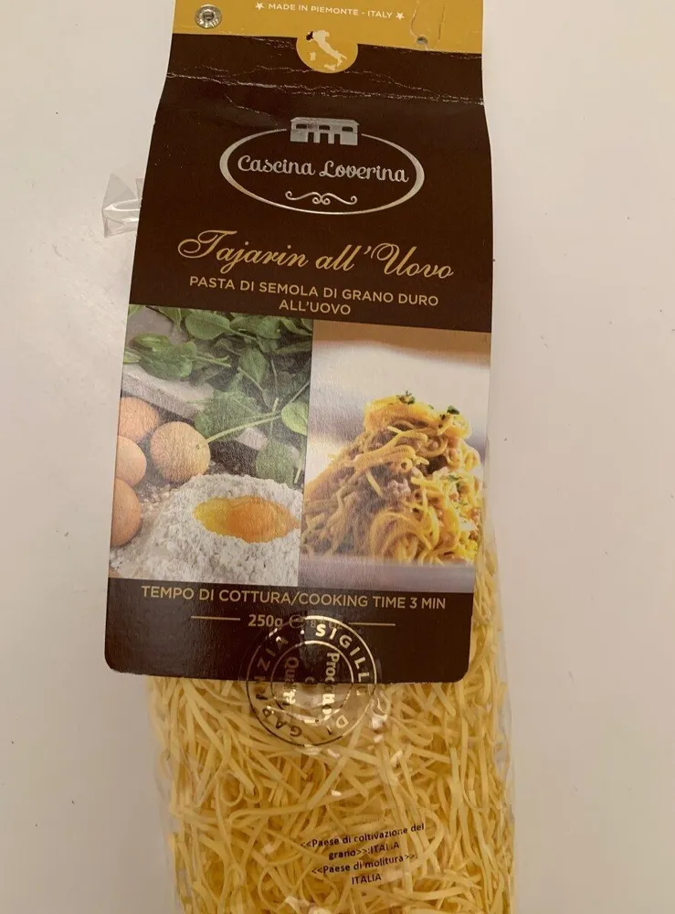 Tajarin all'uovo