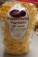 Pappardelle zigrinate all'uovo