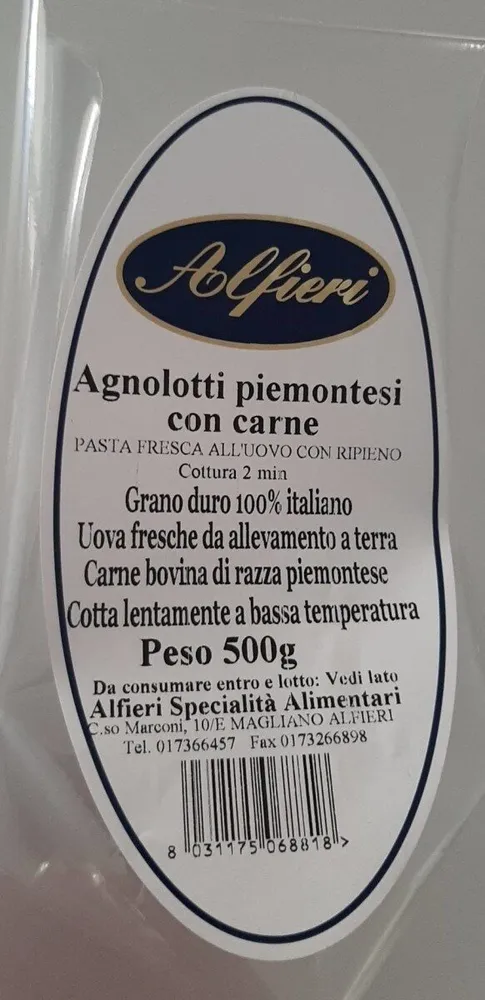 Agnolotti piemontesi con carne