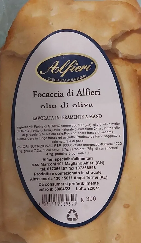 Alfieri focaccia