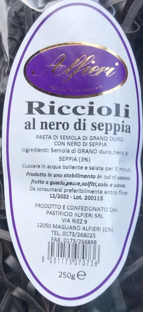 Riccioli al nero di seppia