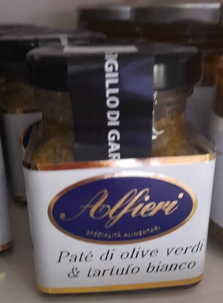 Paté di olive verdi e tartufo bianco