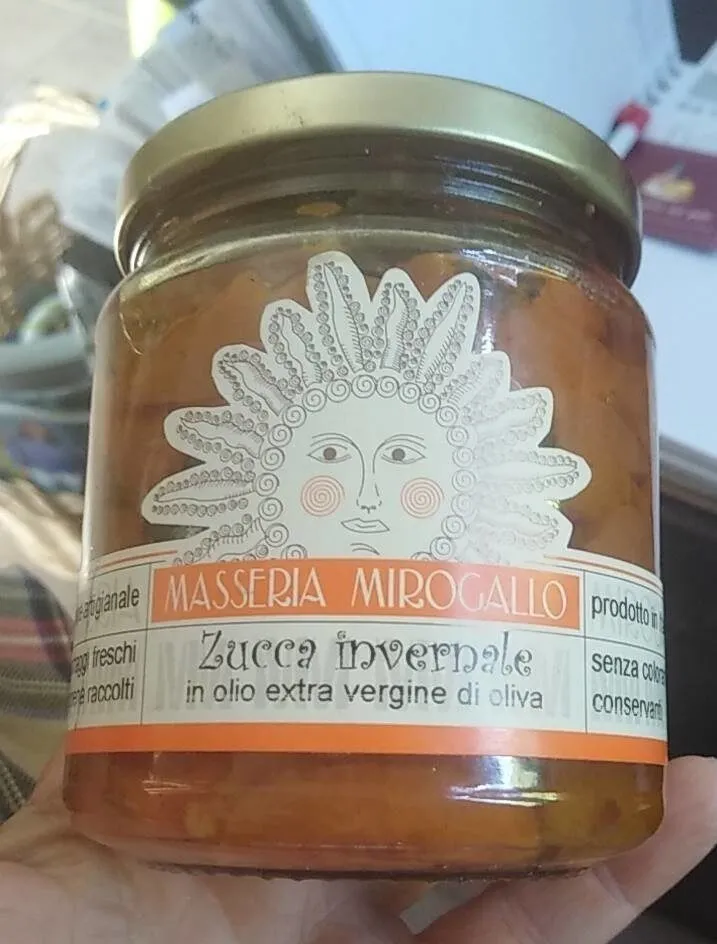 Zucca invernale in olio
