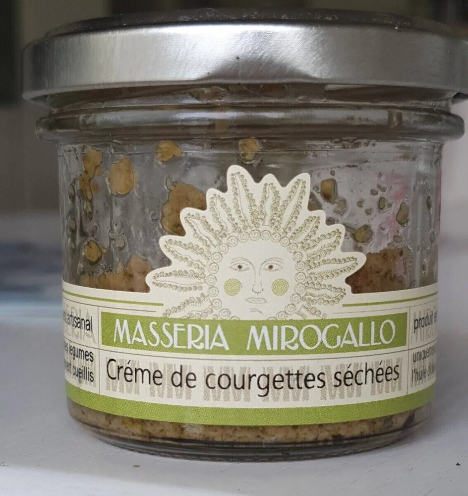 Crême de courgettes séchées