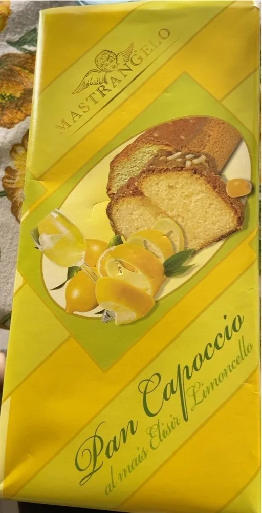 Pan capoccio al mais elisir limoncello