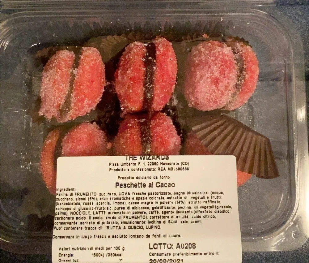Peschette al cacao