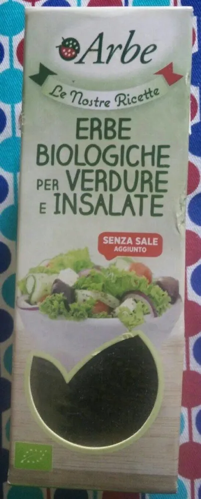 Erbe biologiche per verdure e insalate