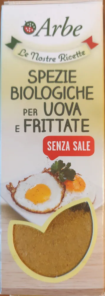 Spezie biologiche per uova e frittate