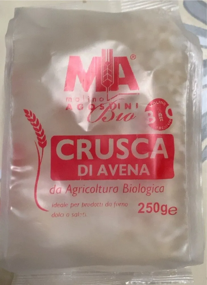 Crusca di avena da agricoltura biologica