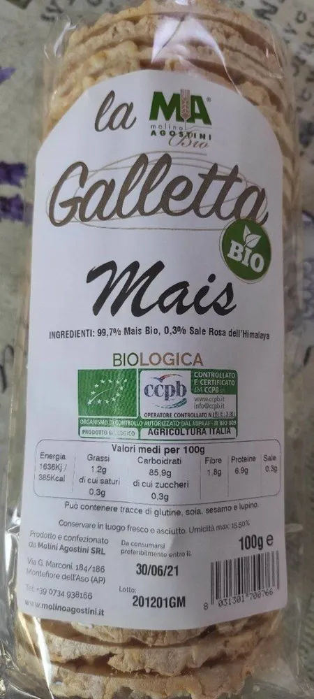 Gallette di mais