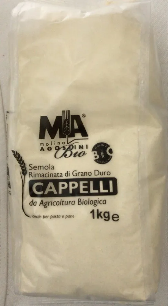 Semola rimacinata di grano duro cappelli