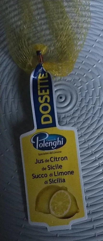 Jus de Citron de Sicile (Dosette)