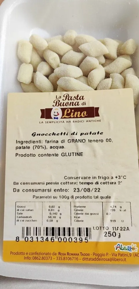 Gnocchetti di patate